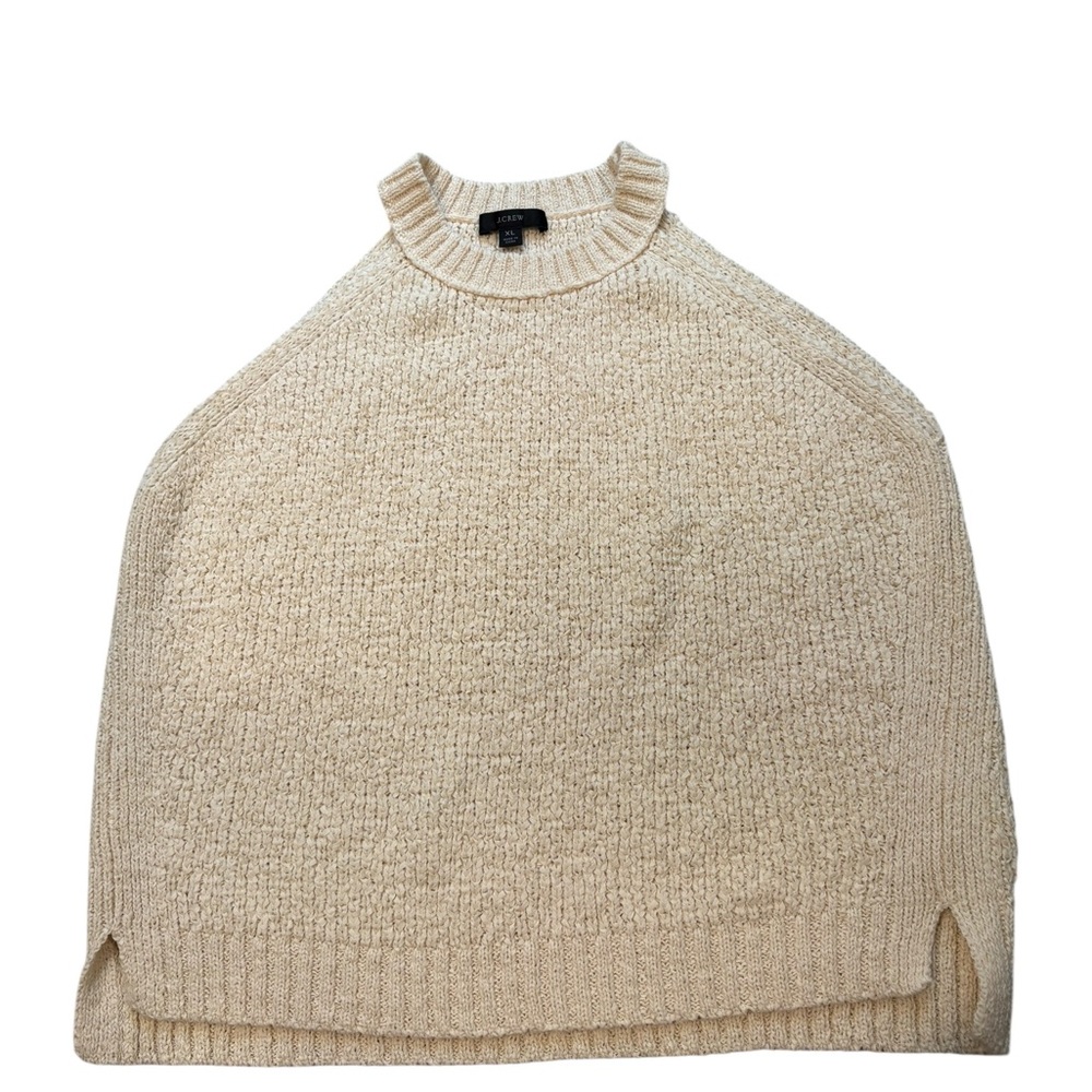 J. Crew High-neck Sweater Tank in Ecru, Sz L - Picture 13 of 16